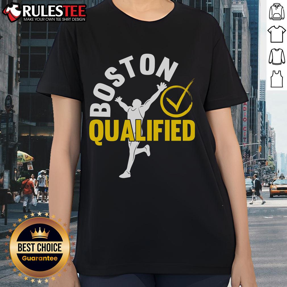 Awesome Boston Qualifier Proud Marathon Running T-Shirt - Image 3