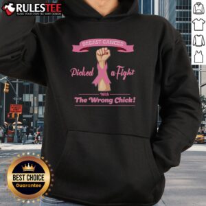 Alternative view of Awesome Breast Cancer Picked The Wrong Chick T-Shirt