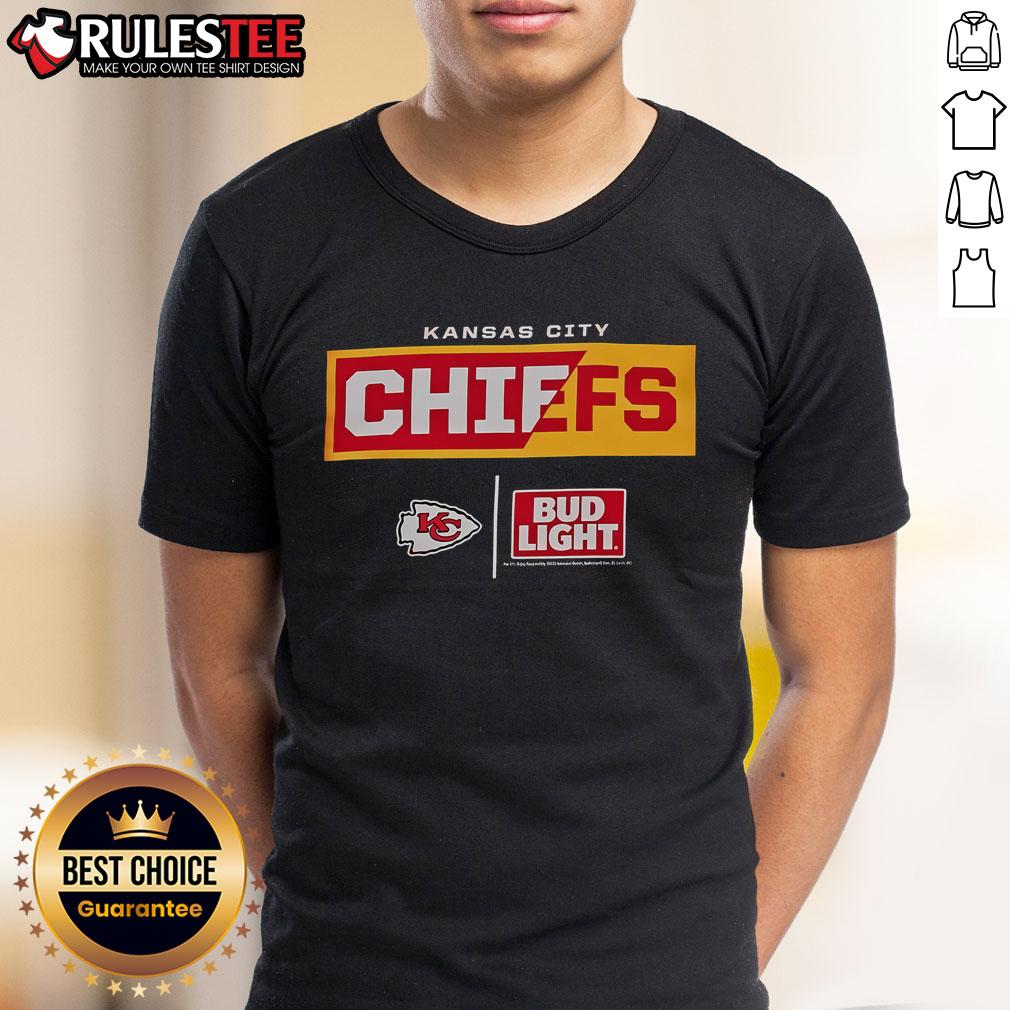 Awesome Bud Light Kansas City Chiefs Team T-Shirt