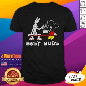 Awesome Bugs Bunny And Mickey Best Buds T-Shirt