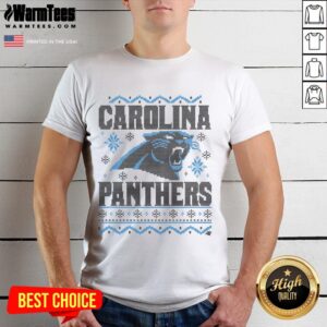 Awesome Carolina Panthers Holiday T-Shirt