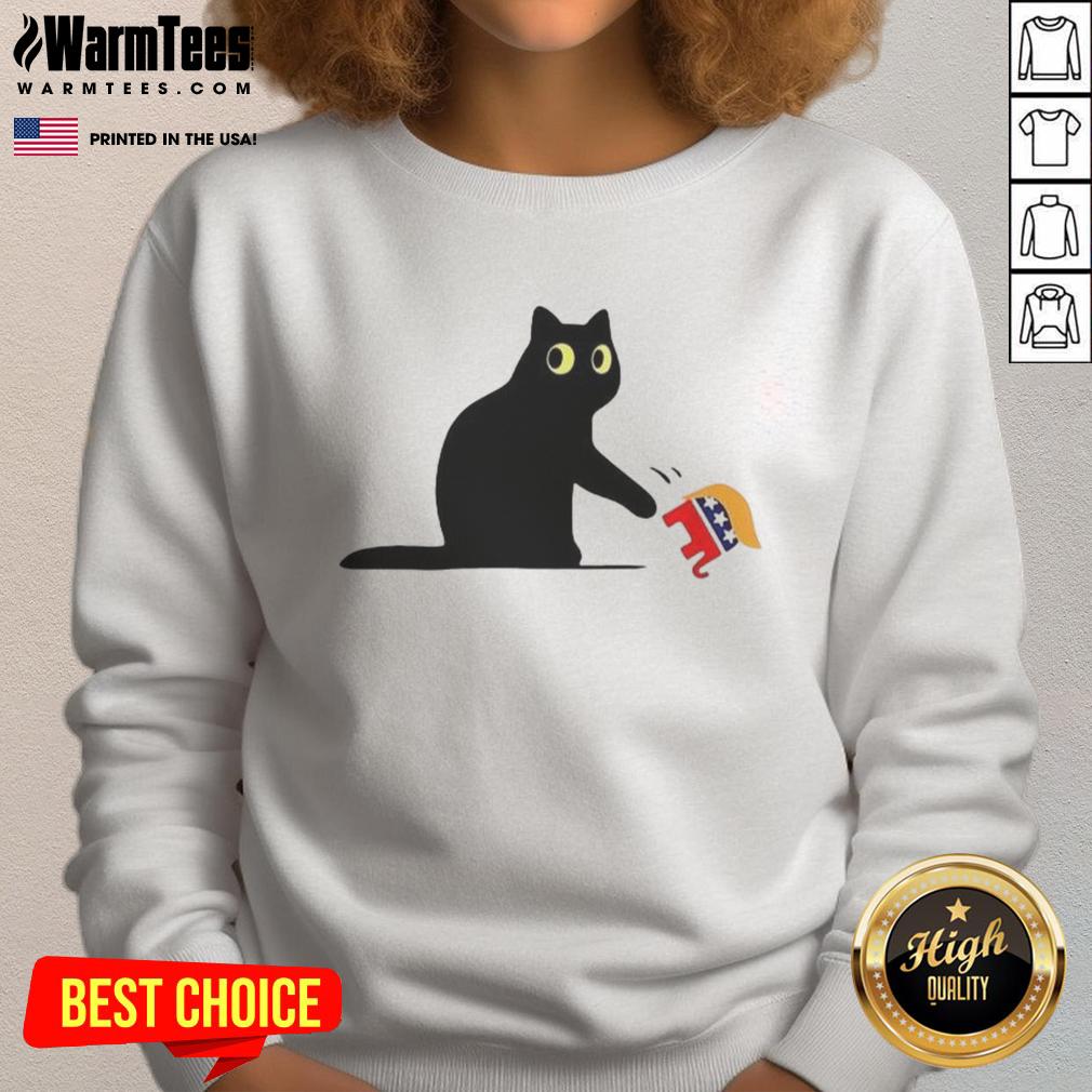 Awesome Cat Ladies For Kamala Harris Donald Trump T-Shirt - Image 5