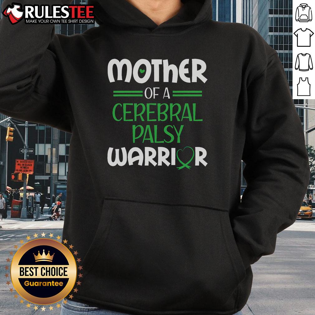 Awesome Cerebralparese Warrior Mother CP Mom Green Ribbon Awareness T-Shirt - Image 2