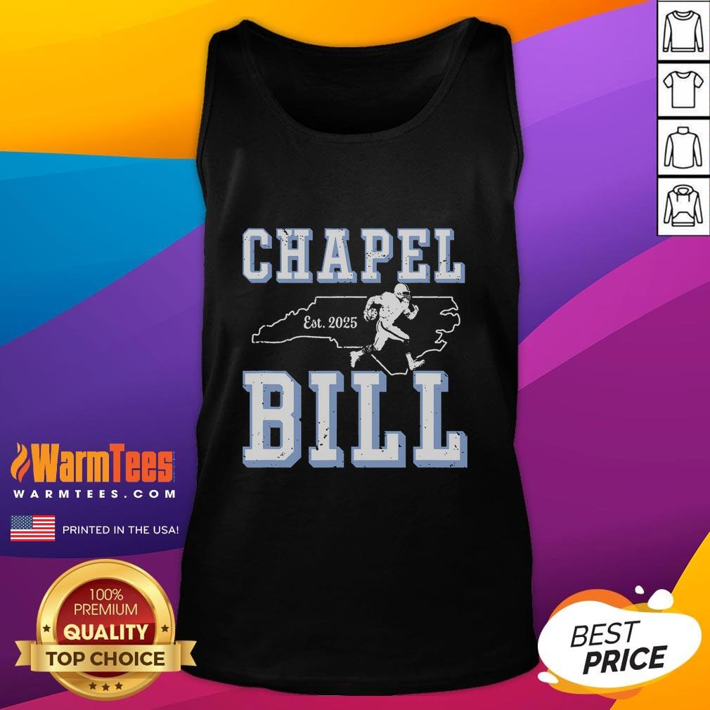 Awesome Chapel Bill Merch Vintage North Carolina Fan T-Shirt - Image 4