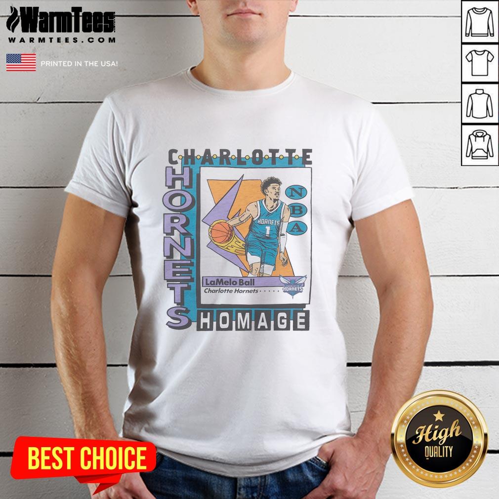 Awesome Charlotte Hornets Trading Card Lamelo Ball T-Shirt