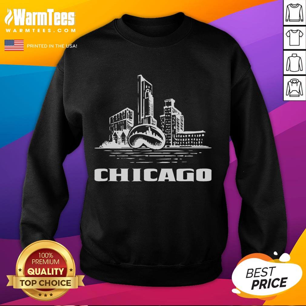 Awesome Chicago Downtown City Chicago T-Shirt - Image 5