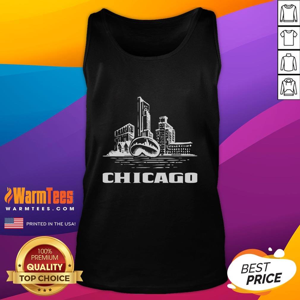 Awesome Chicago Downtown City Chicago T-Shirt - Image 4