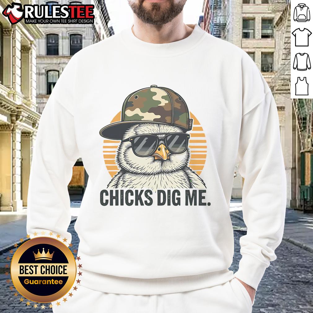 Awesome Chicks Dig Me Easter T-Shirt - Image 5