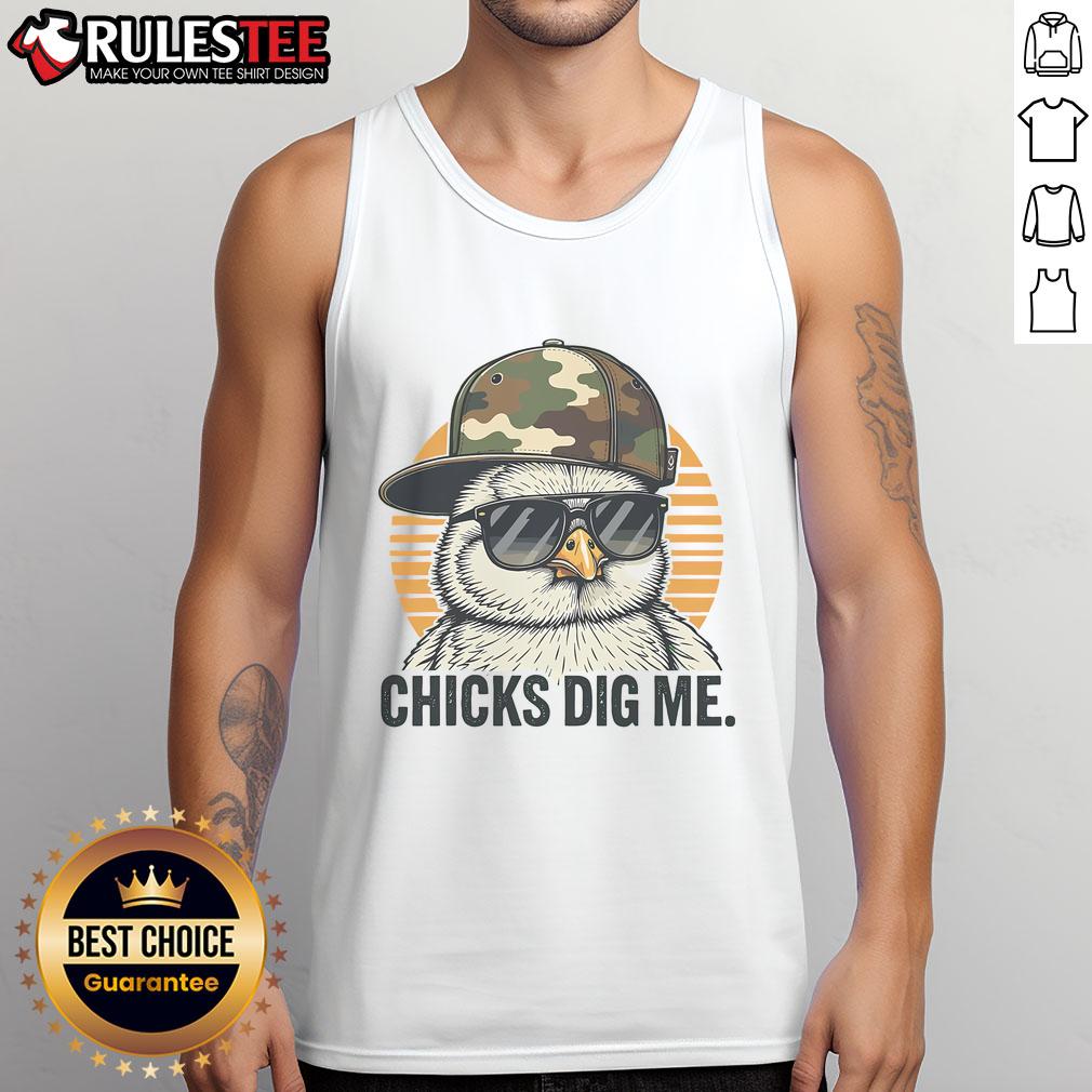 Awesome Chicks Dig Me Easter T-Shirt - Image 4
