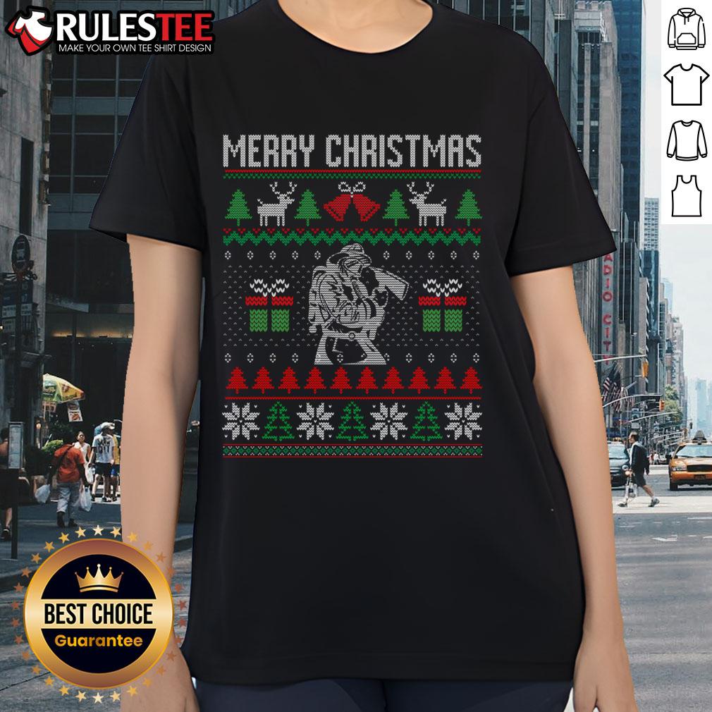 Awesome Christmas Firefighter Fire Fire Depart T-Shirt - Image 3