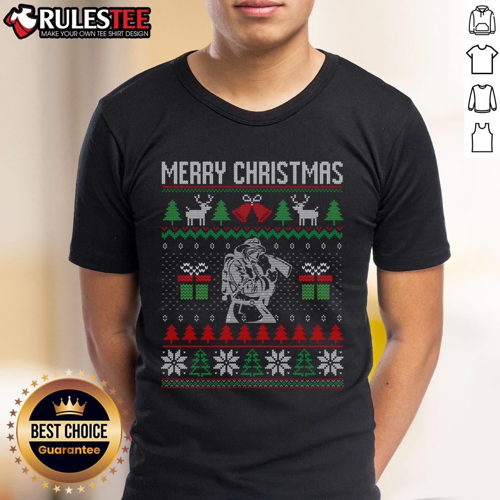 Awesome Christmas Firefighter Fire Fire Depart T-Shirt