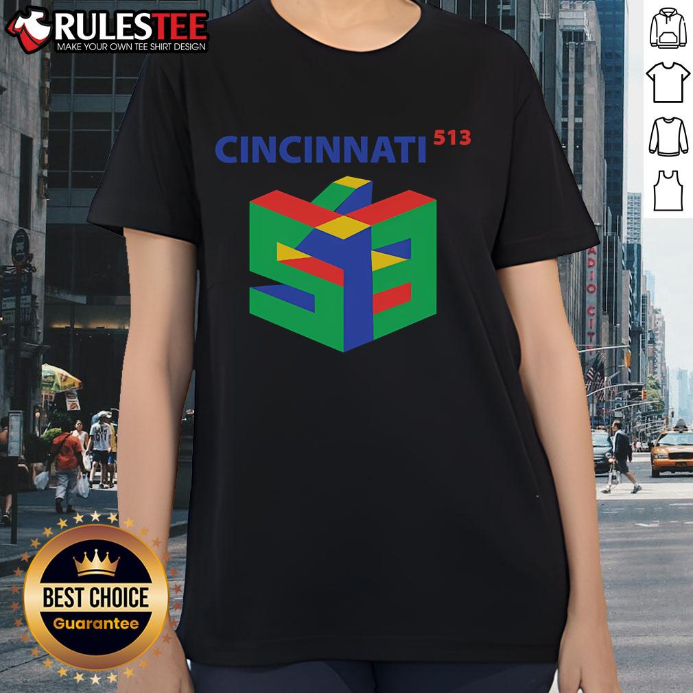 Awesome Cincinnati 513 64-Bit T-Shirt - Image 3