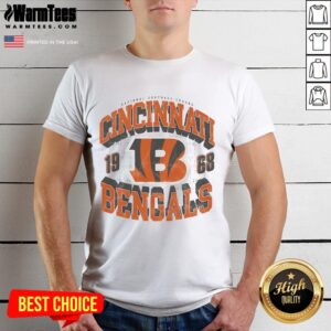 Awesome Cincinnati Bengals Field Arched Wordmark T-Shirt