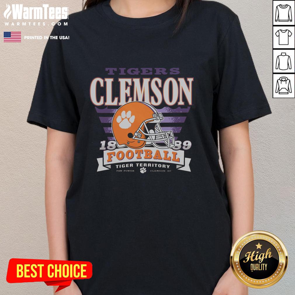 Awesome Clemson Tigers Stripe Splash T-Shirt - Image 3