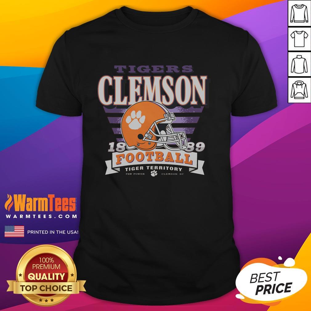 Awesome Clemson Tigers Stripe Splash T-Shirt