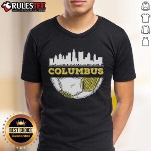 Awesome Columbus Skyline Columbus Soccer Lover T-Shirt