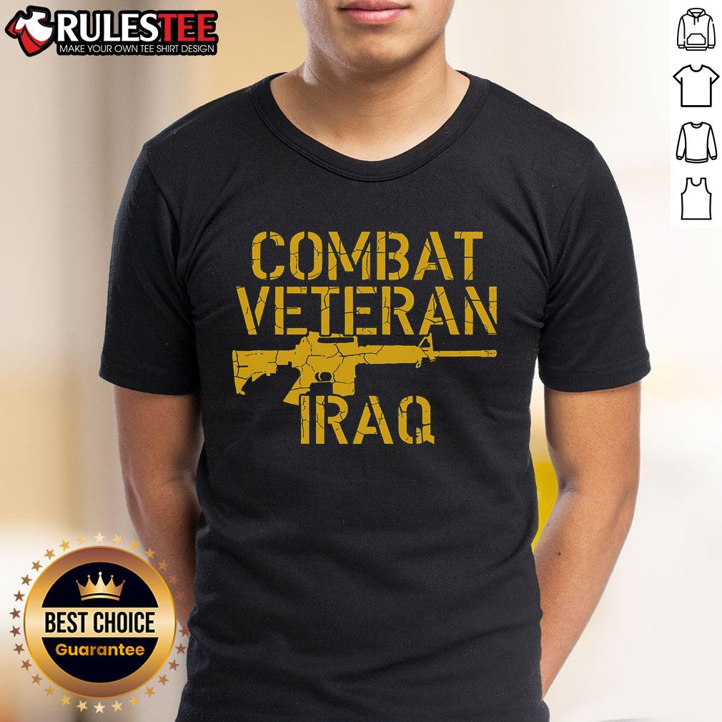 Awesome Combat Veteran Iraq For Proud American Vets T-Shirt