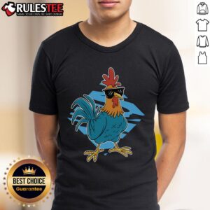 Awesome Cool Rooster Sunglasses Farm Animal Lover T-Shirt