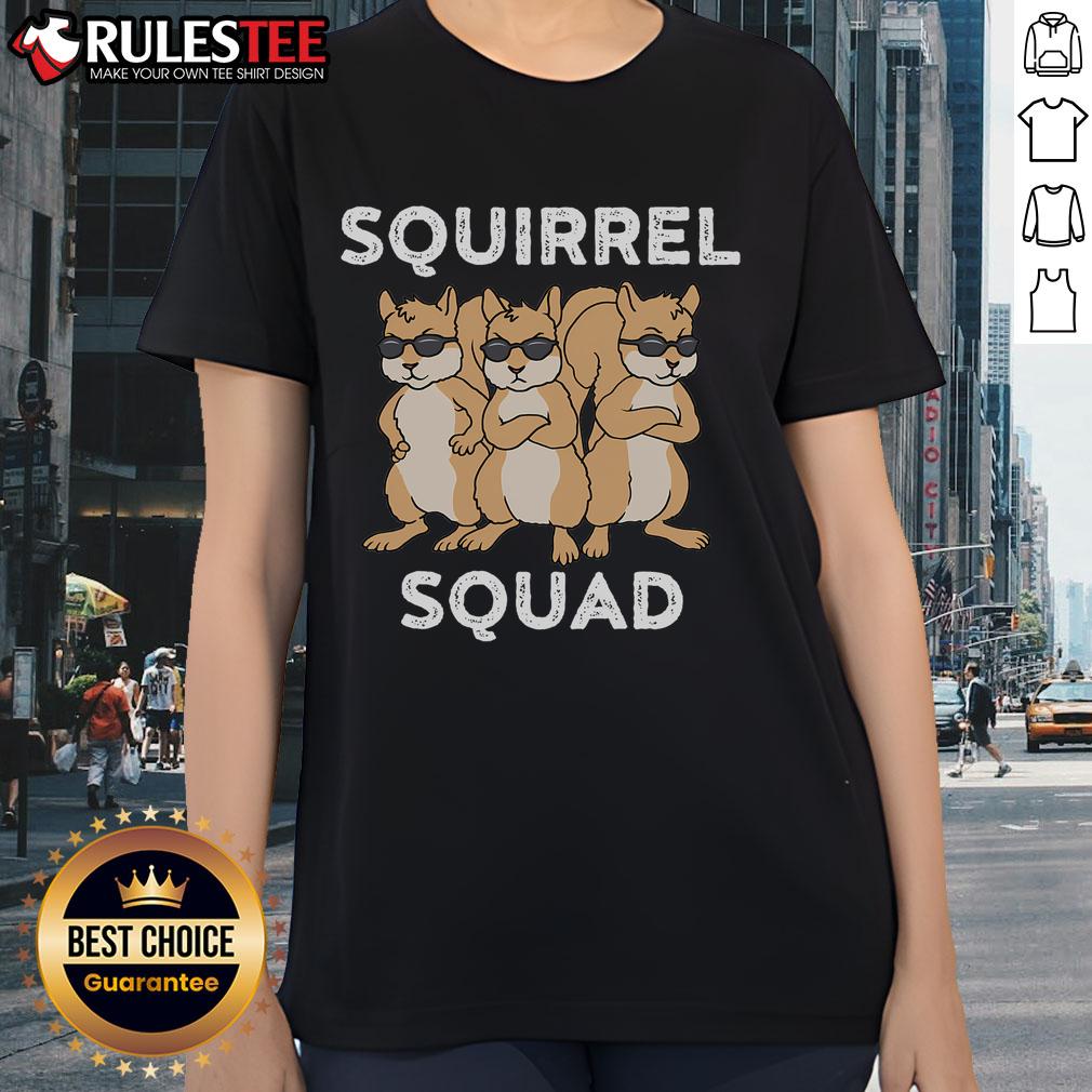 Awesome Cool Squirrel Squad T-Shirt - Image 3