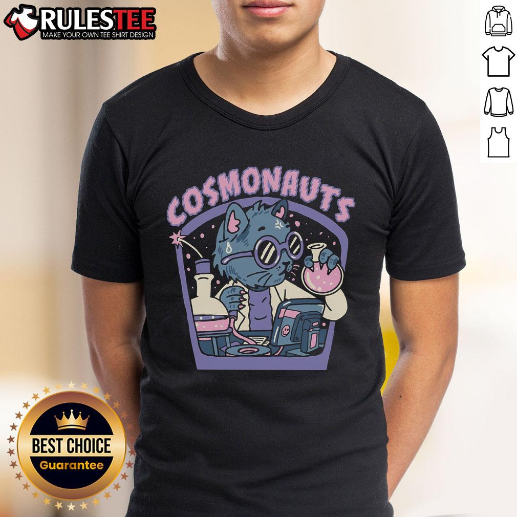 Awesome Cosmonauts Cat Scientist T-Shirt