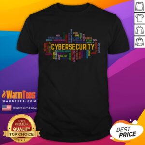 Awesome Cybersecurity Word Cloud Cyber Security T-Shirt
