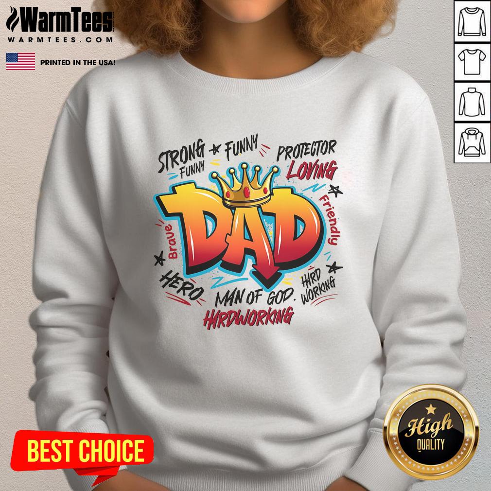 Awesome Dad Quotes Father's Day T-Shirt - Image 5
