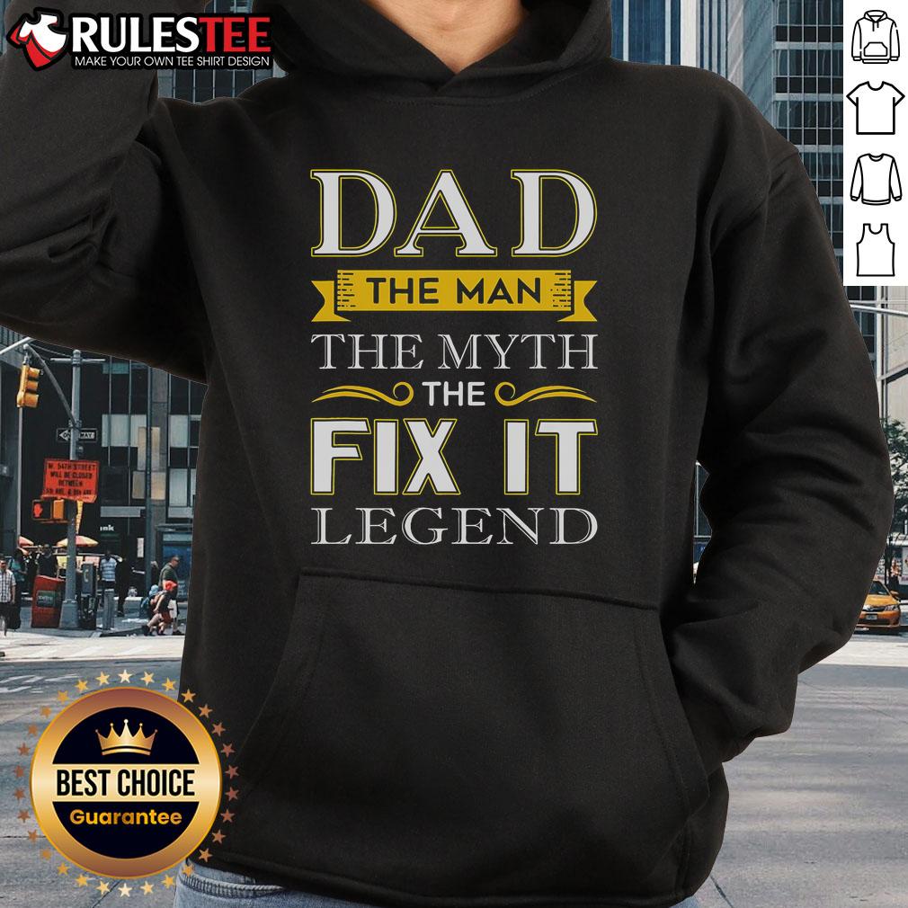 Awesome Dad The Man The Myth The Fix It Legend T-Shirt - Image 2