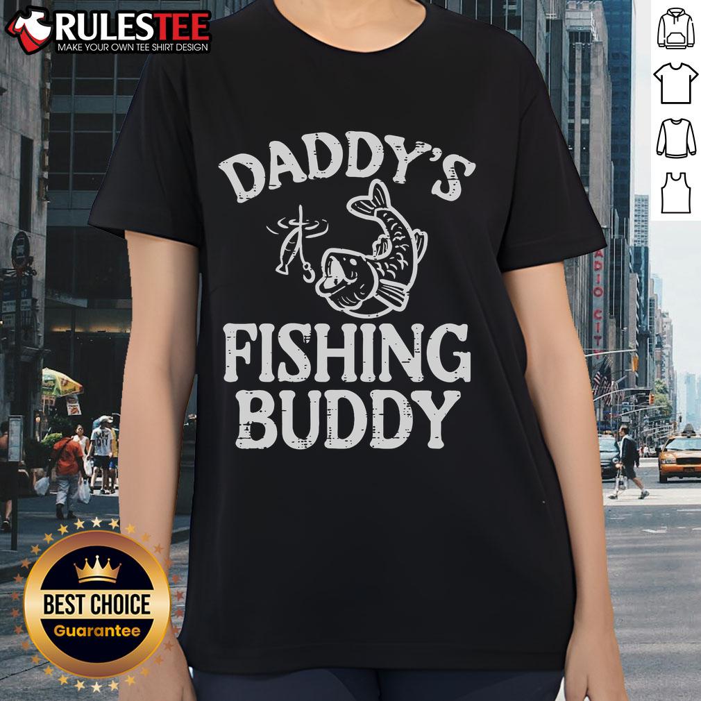 Awesome Daddy's Fishing Buddy T-Shirt - Image 3