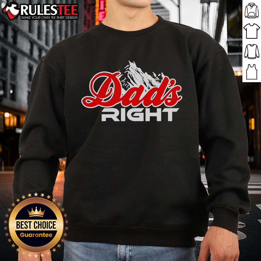 Awesome Dads Right Mountain T-Shirt - Image 5