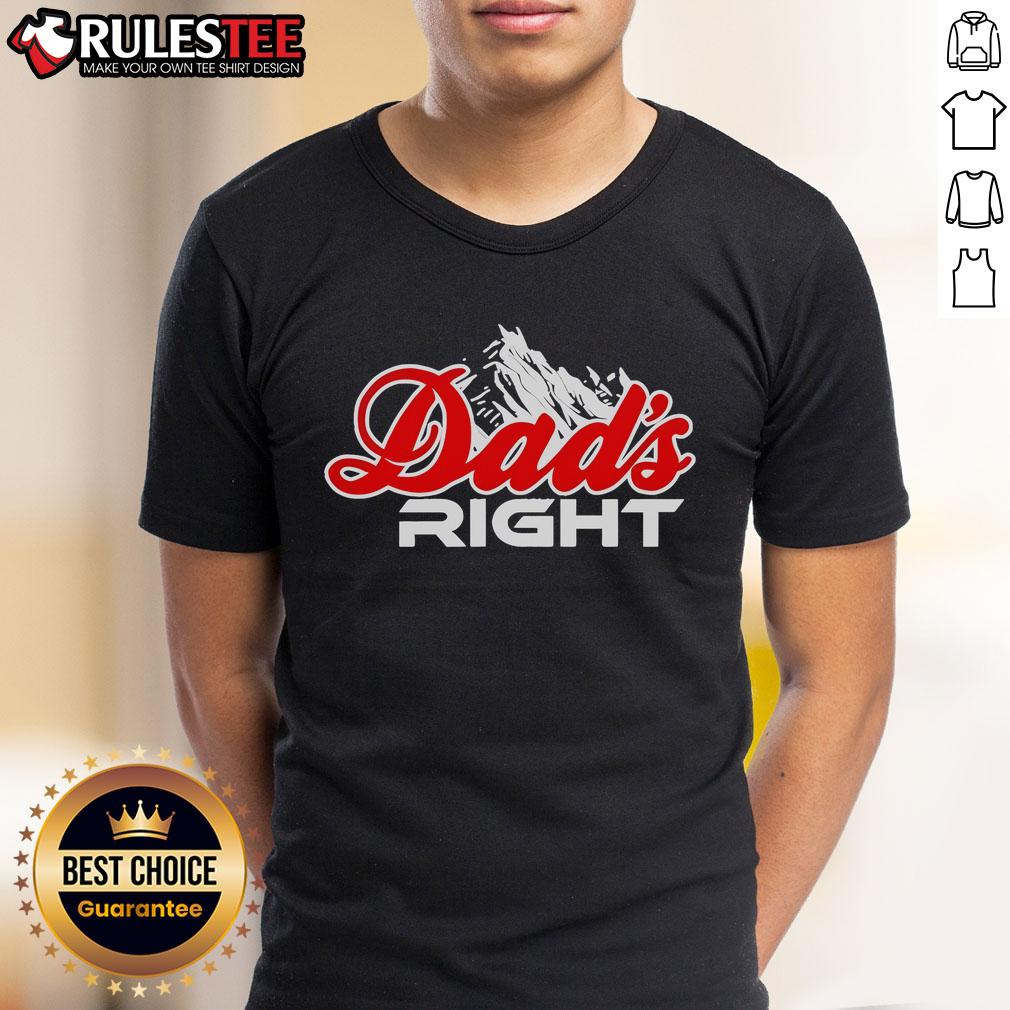 Awesome Dads Right Mountain T-Shirt