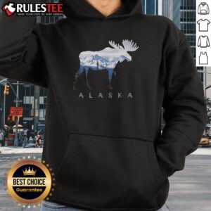 Alternative view of Awesome Day Moose Snowy Mountain Alaska T-Shirt