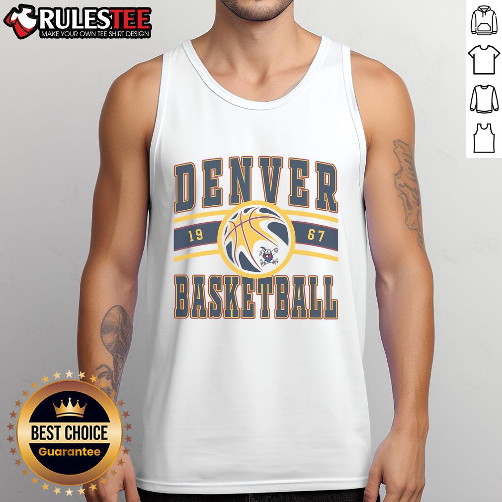 Awesome Denver Basketball 1967 T-Shirt - Image 4
