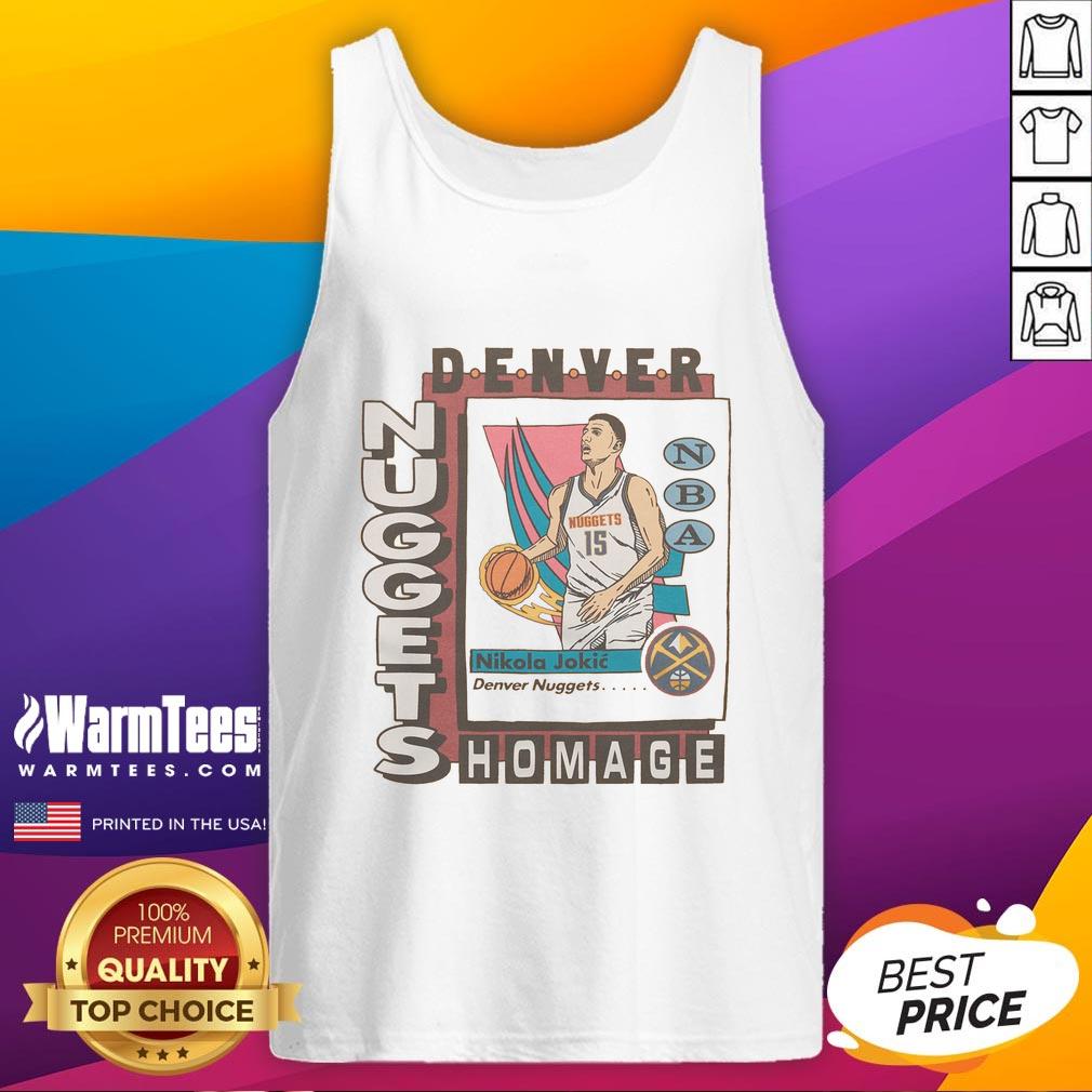 Awesome Denver Nuggets Trading Card Nikola Jokic T-Shirt - Image 4