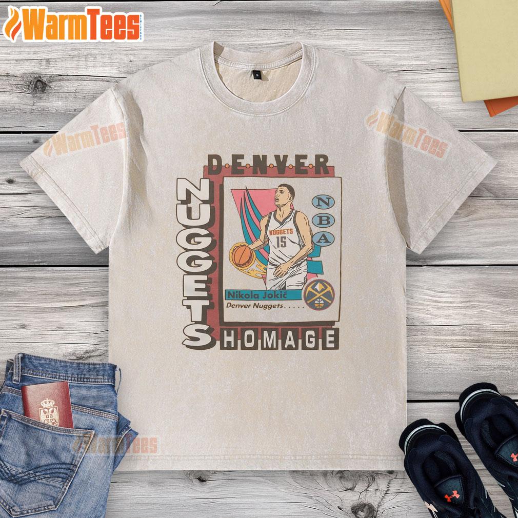 Awesome Denver Nuggets Trading Card Nikola Jokic T-Shirt - Image 6