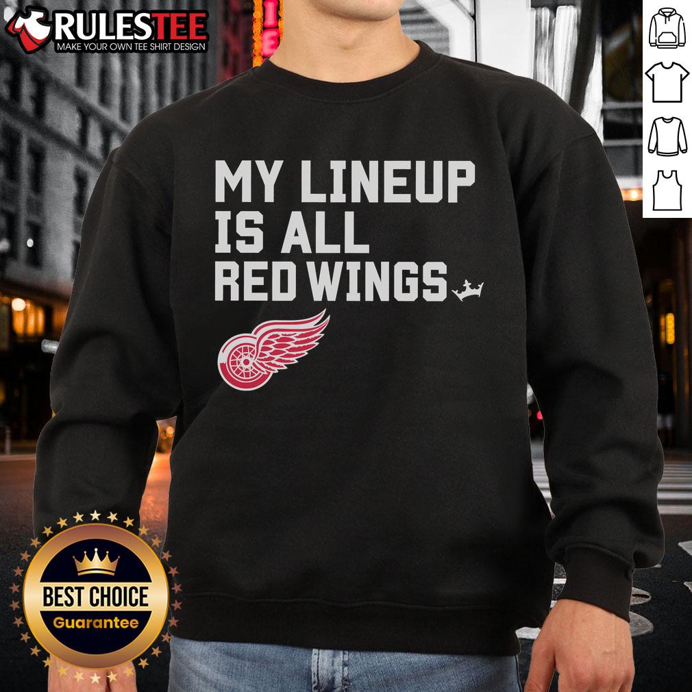 Awesome Detroit Red Wings My Lineup T-Shirt - Image 5