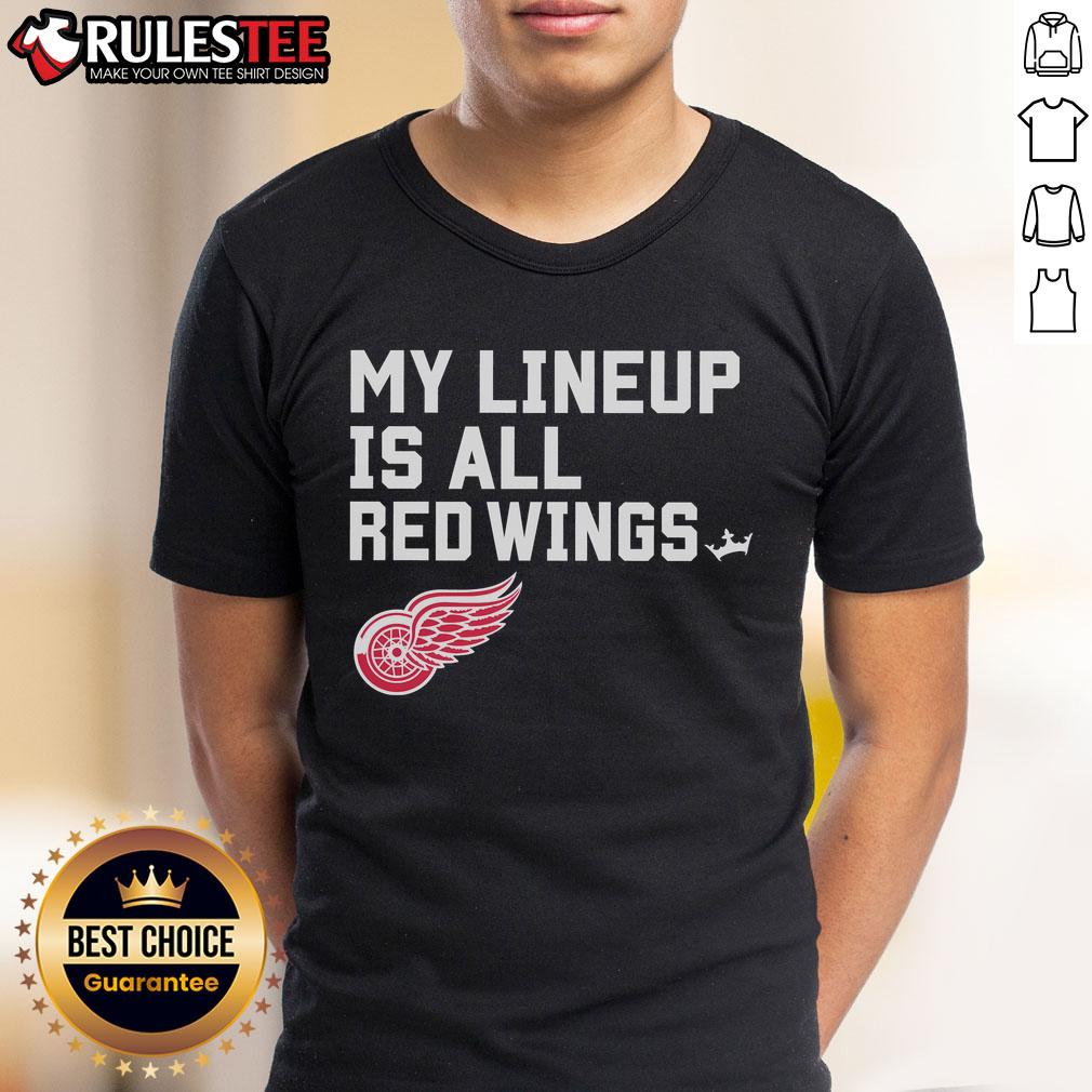 Awesome Detroit Red Wings My Lineup T-Shirt