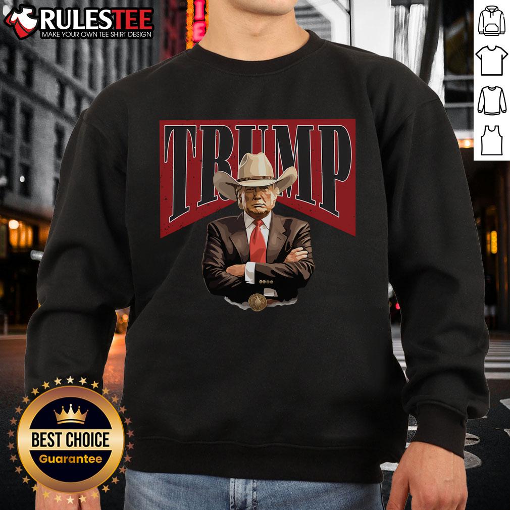 Awesome Donald Trump President Cowboy 47th T-Shirt - Image 5