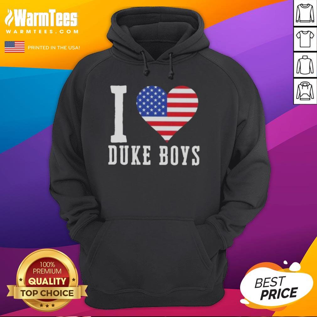 Awesome Duke Boys I Love Duke Boys Us Flag T-Shirt - Image 2