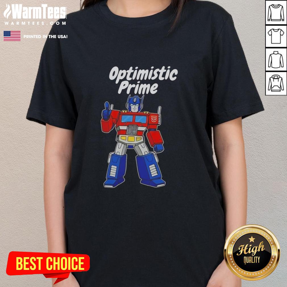 Awesome Elon Musk Optimistic Prime T-Shirt - Image 3