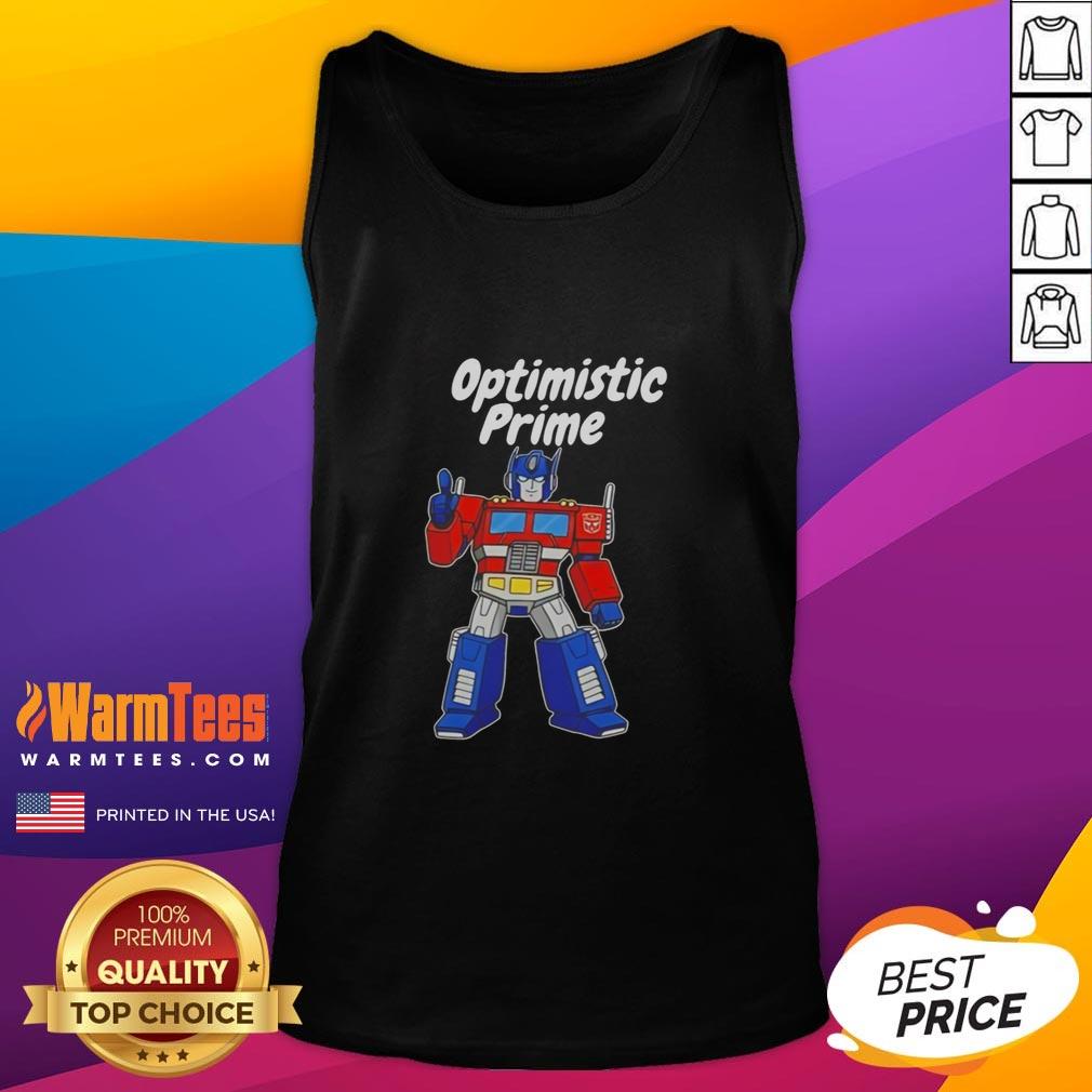 Awesome Elon Musk Optimistic Prime T-Shirt - Image 4