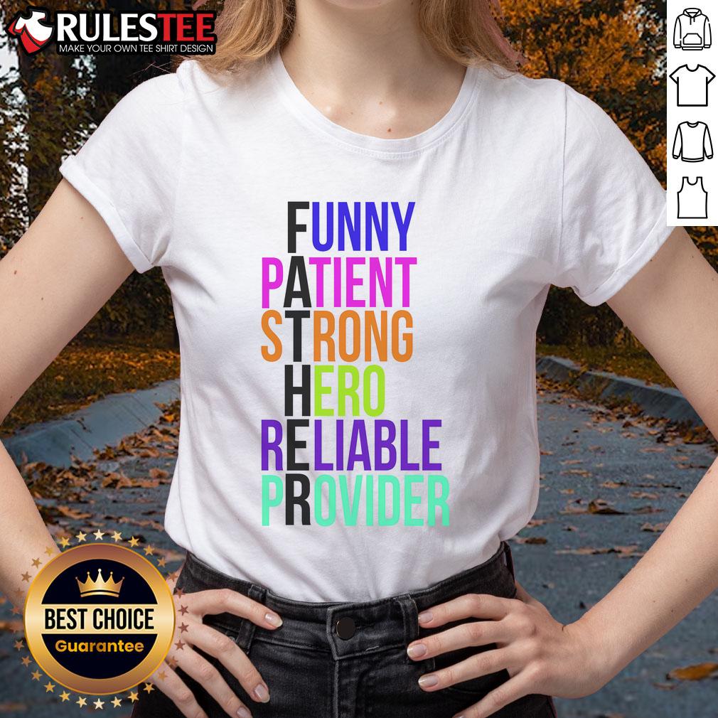 Awesome Father Patient Strong Hero Provider T-Shirt - Image 3