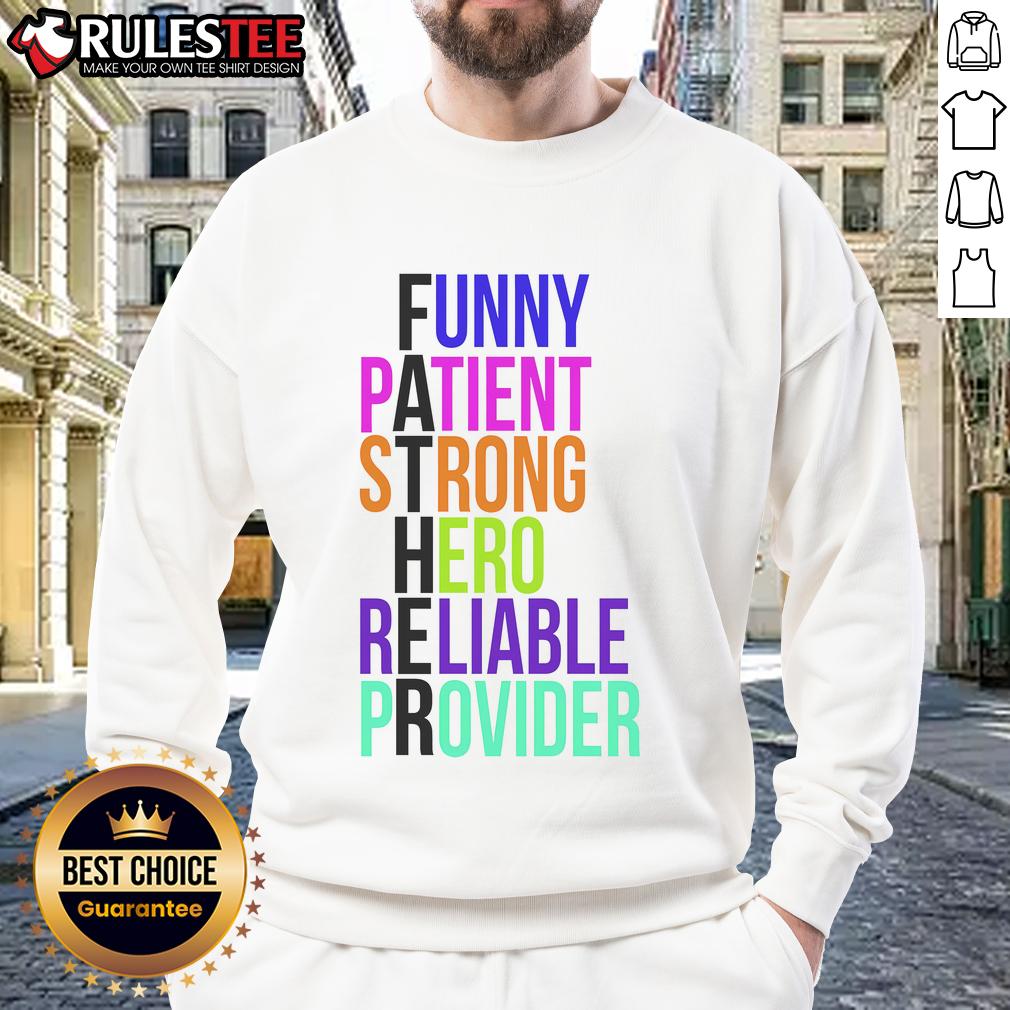 Awesome Father Patient Strong Hero Provider T-Shirt - Image 5