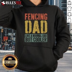 Alternative view of Awesome Fencing Dad Black Modern Fencing Dad Like A Normal Dad But Cooler T-Shirt