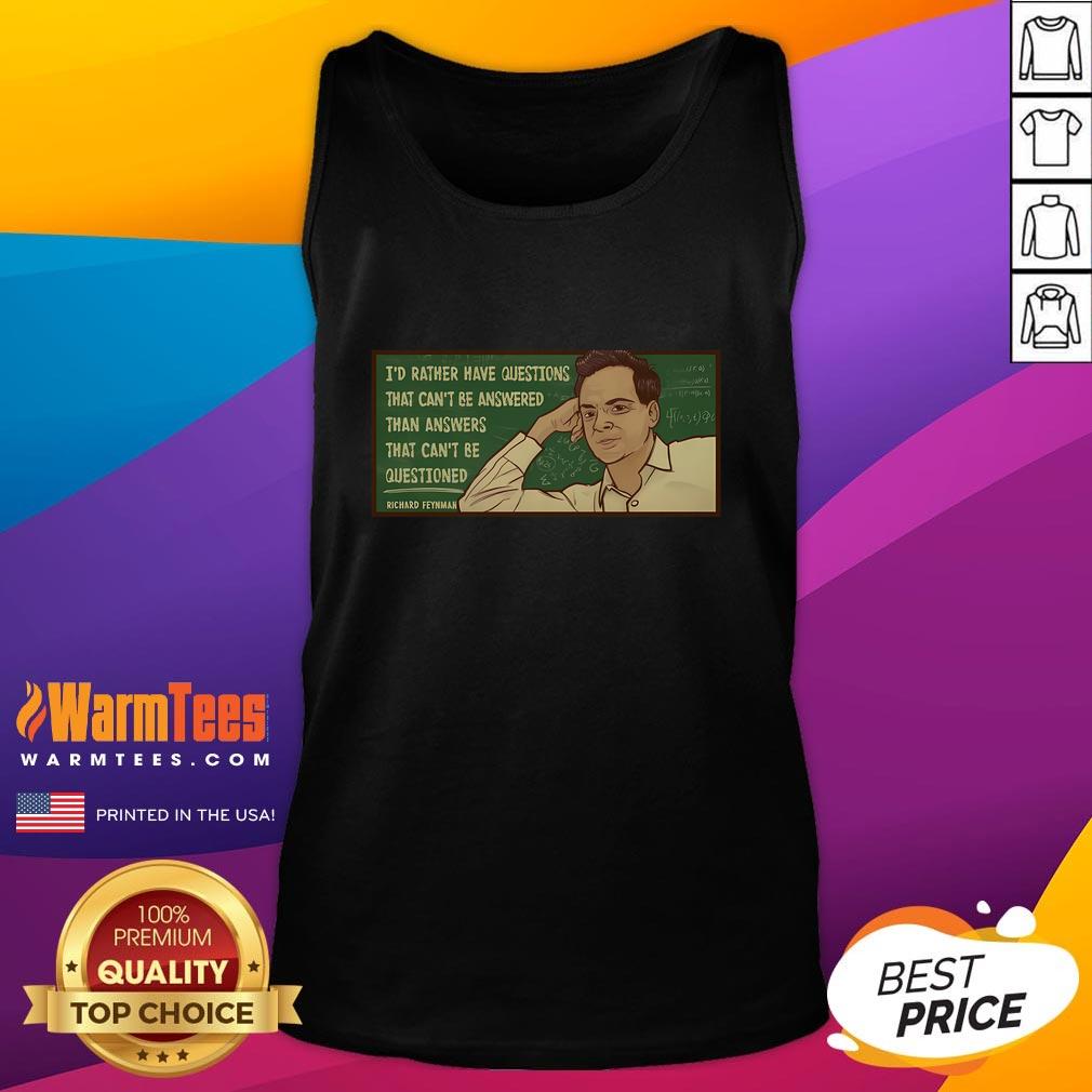 Awesome Feynman Science Quotes T-Shirt - Image 4