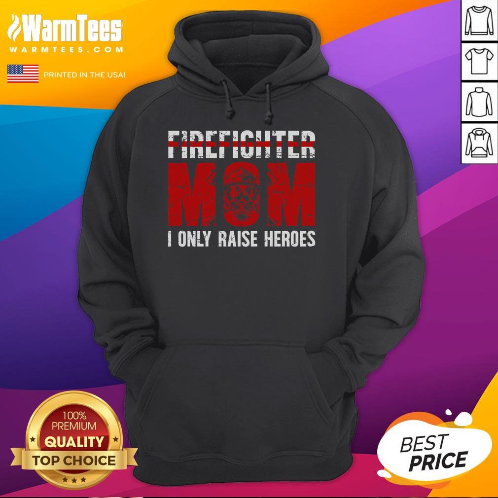 Awesome Firefighter Mom Proud Fire Mom Of A Firefighter T-Shirt - Image 2