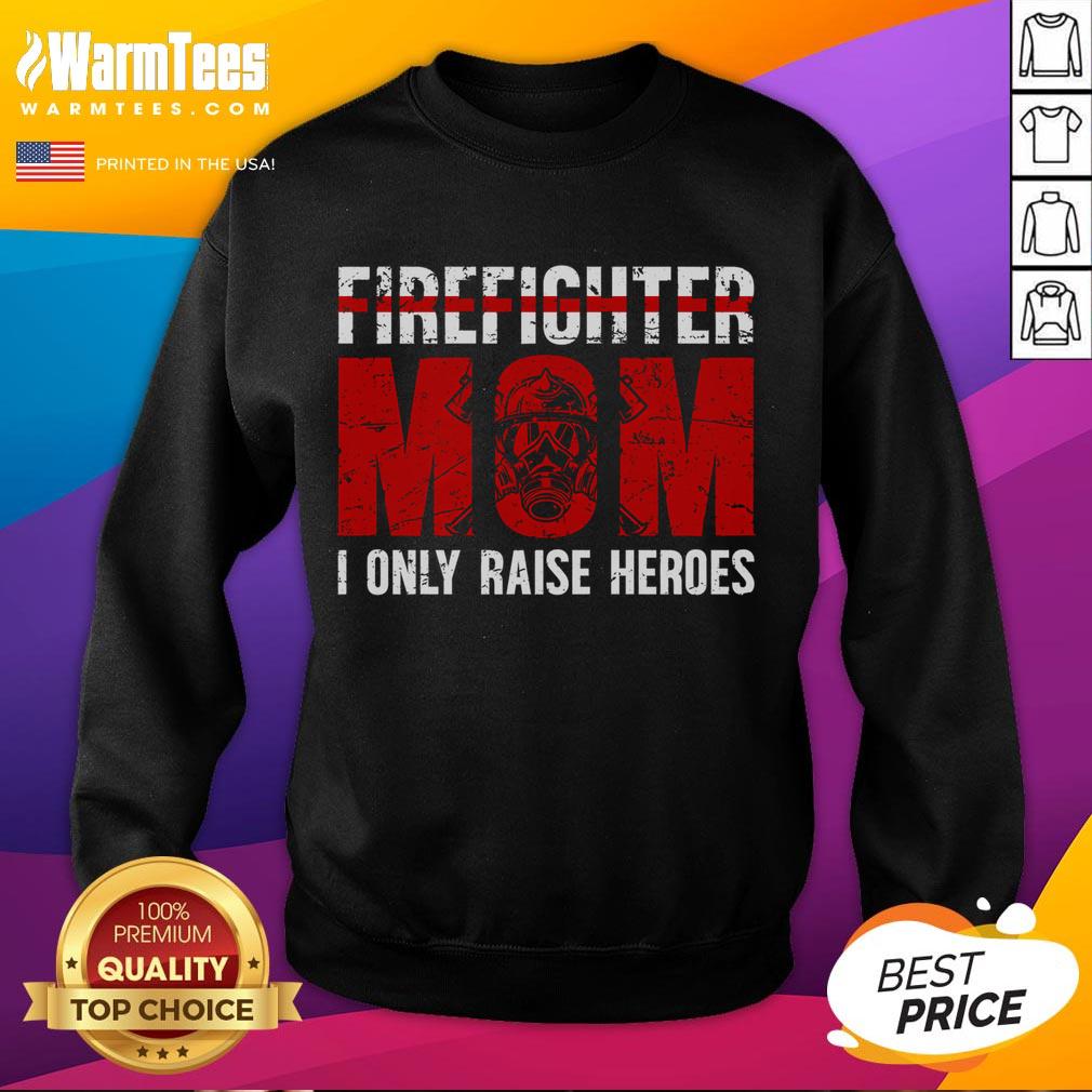 Awesome Firefighter Mom Proud Fire Mom Of A Firefighter T-Shirt - Image 5