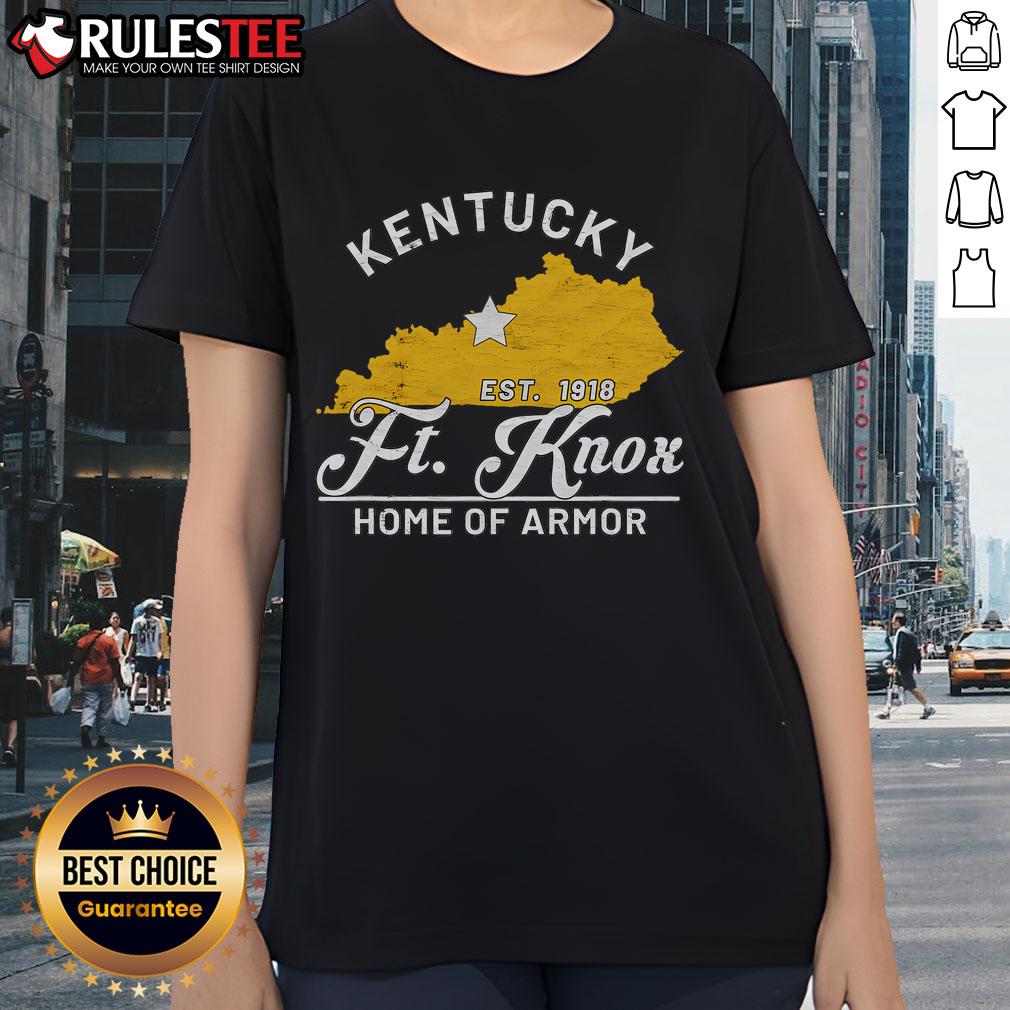 Awesome Fort Knox Kentucky Vintage Home Of Armor Army T-Shirt - Image 3