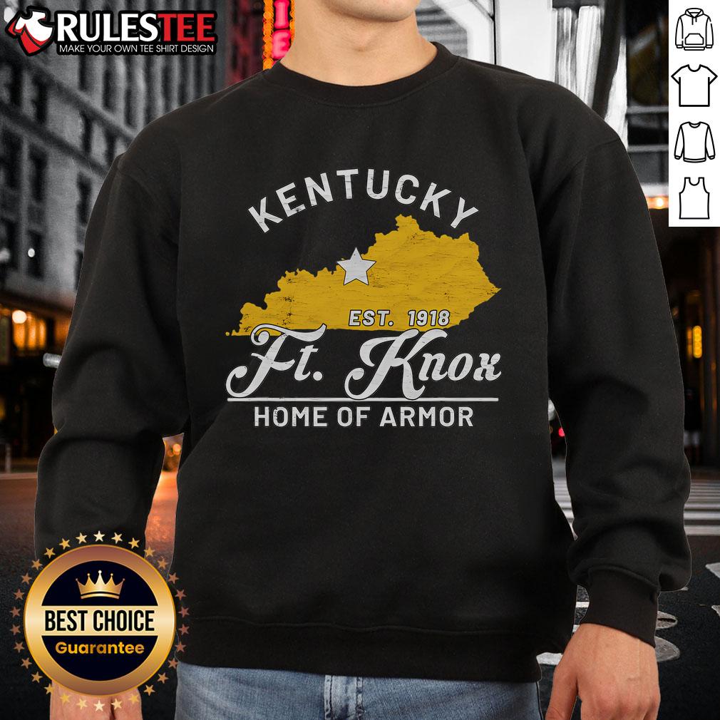 Awesome Fort Knox Kentucky Vintage Home Of Armor Army T-Shirt - Image 5