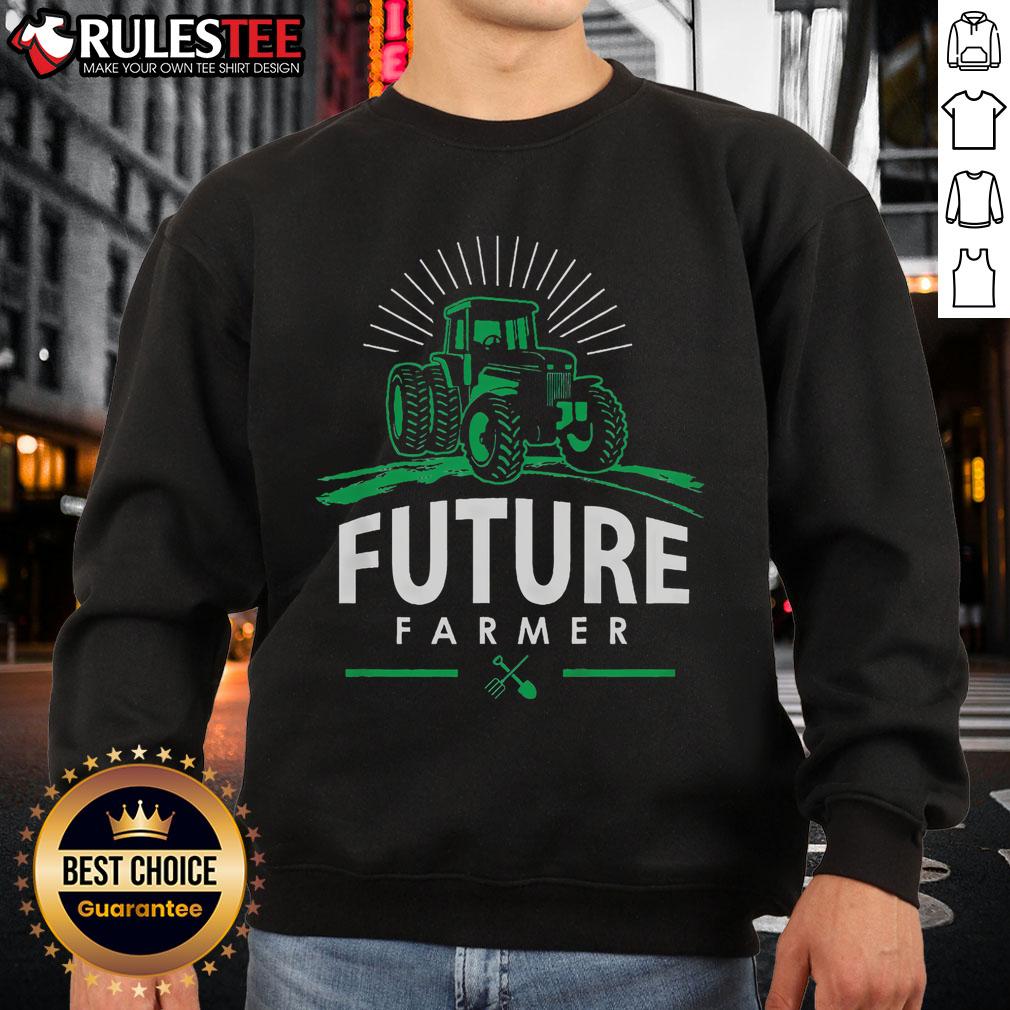 Awesome Future Farmer Rural Tractor T-Shirt - Image 5