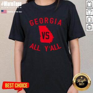 Alternative view of Awesome Georgia Vs All Yall Funny Georgia T-Shirt